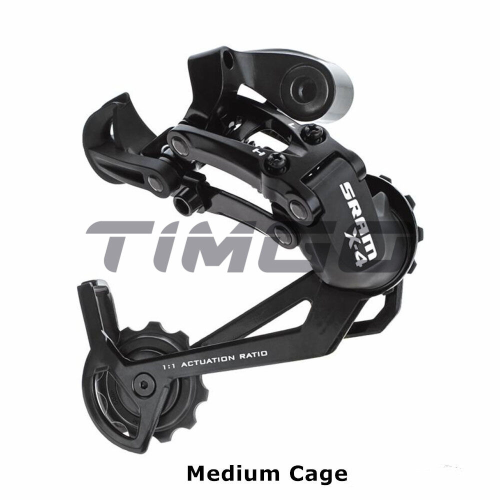 Medium Cage Sram X4 Short Cage SRAM X4 MTB Mountain Folding Bike
