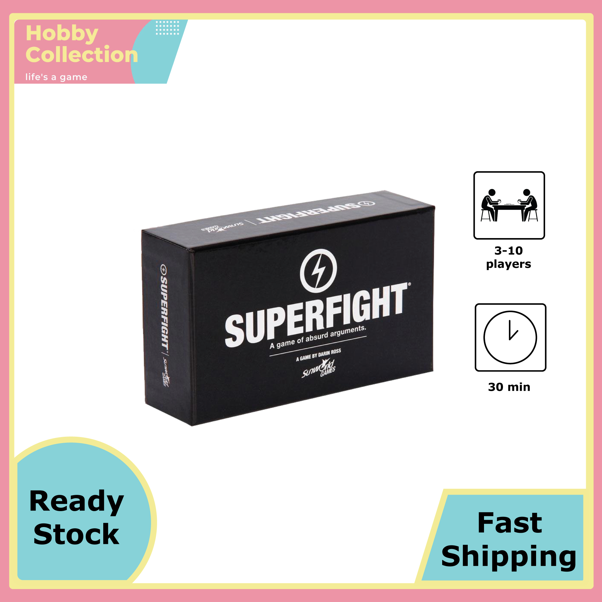 Superfight Second Edition – Partyspiel Für 3-20 Spieler: Wer Gewinnt Den Kampf? Kreative Debatten & Irre Kämpfer-Kombinationen