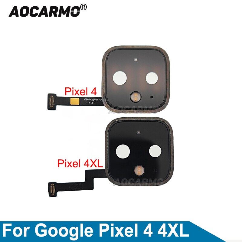 Aocarmo For Google Pixel 4 XL 4XL Rear Back Camera With Frame Proximity Ambient Flash Light Rion Flex Repair Part