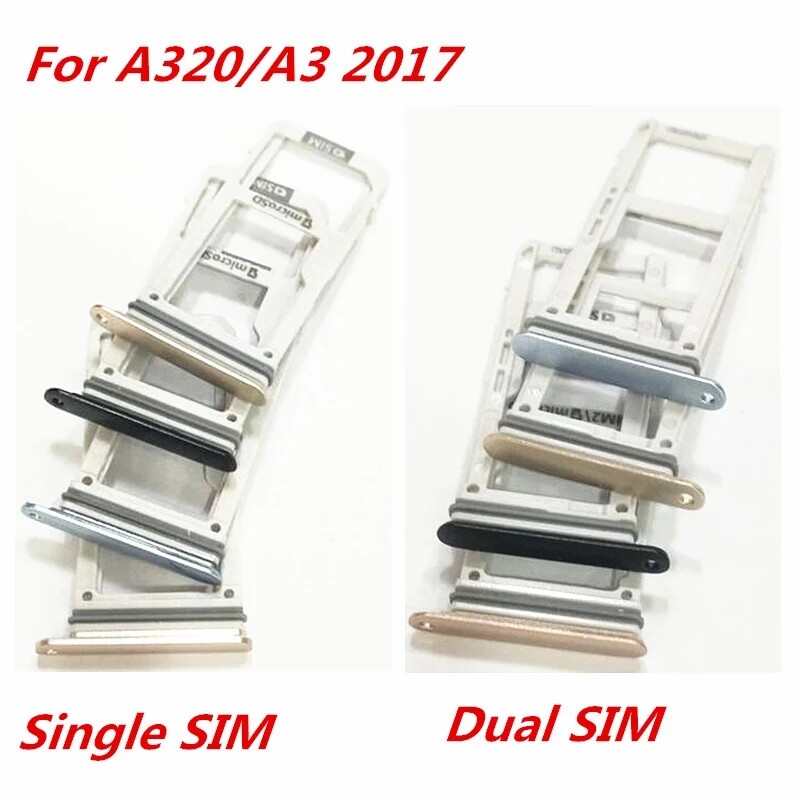 Khay Đựng Thẻ SIM Cho Samsung Galaxy A3 A5 A7 2017 A320 A520 A720