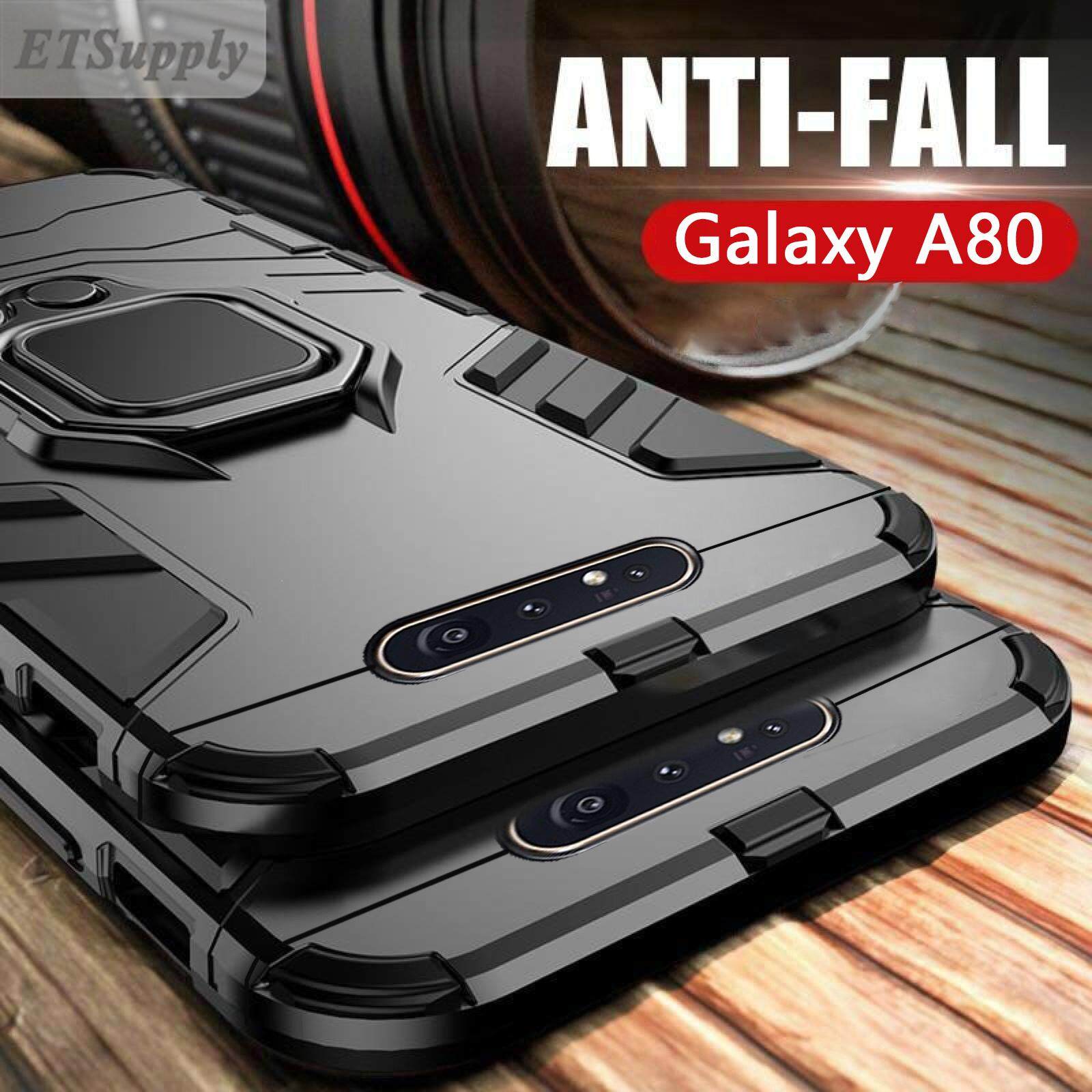 Ốp Nhẫn Giáp Sang Trọng Cho Ốp Lưng Samsung Galaxy A80 Ốp Lưng Toàn Bộ Chống Va Đập Mềm Từ...