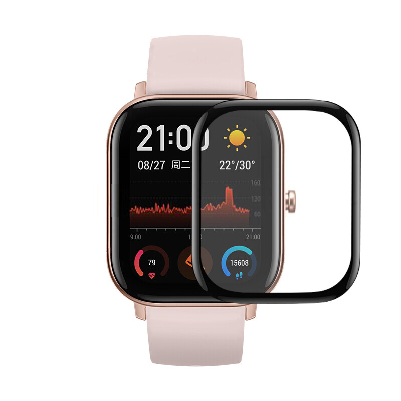 Cho Huami Amazfit GTS 2 2e GTS2 Mini GTS3 3D PMMA Bảo Vệ Màn Hình Bao Phủ Toàn Bộ