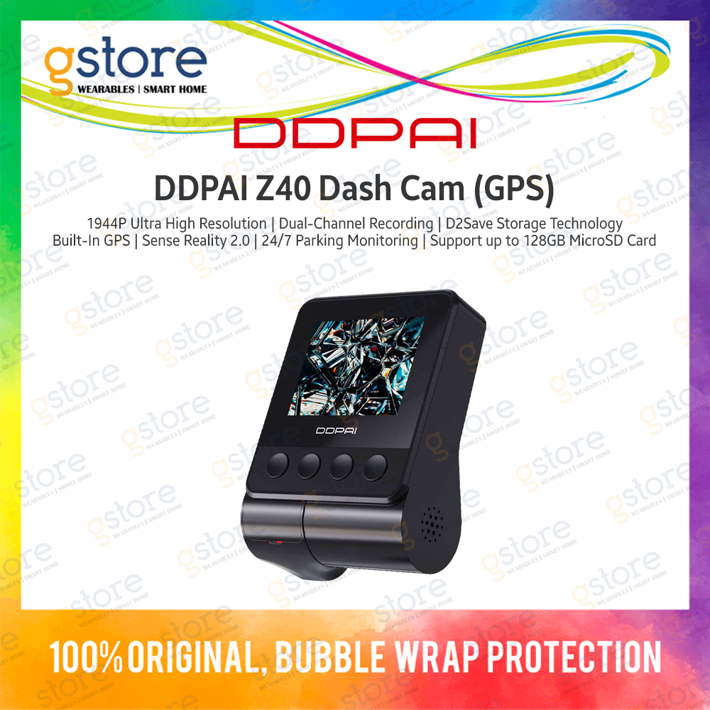 DDPAI Z40 Dash Cam (2K Resolution, Dual-Channel Recording, Built-In GPS ...