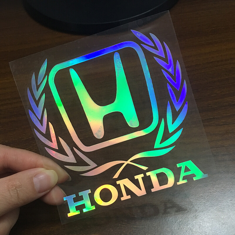 10*9cm For Honda Reflective Car Stickers Rainforest Car Body Window Sticker