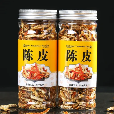 Authentic dried tangerine peel and dried tangerine peel tea, orange peel, orange peel powder, orange peel bottled canned 80g
