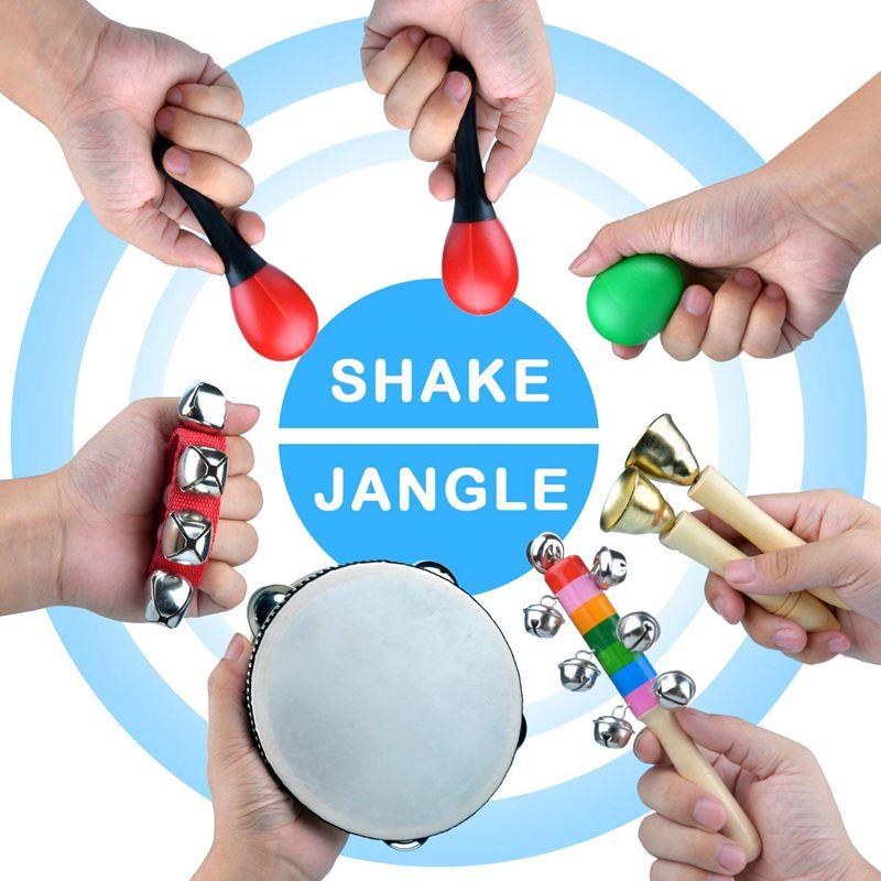 Musical Instruments for Toddler with Carry Bag,12 in 1 Music Percussion ...