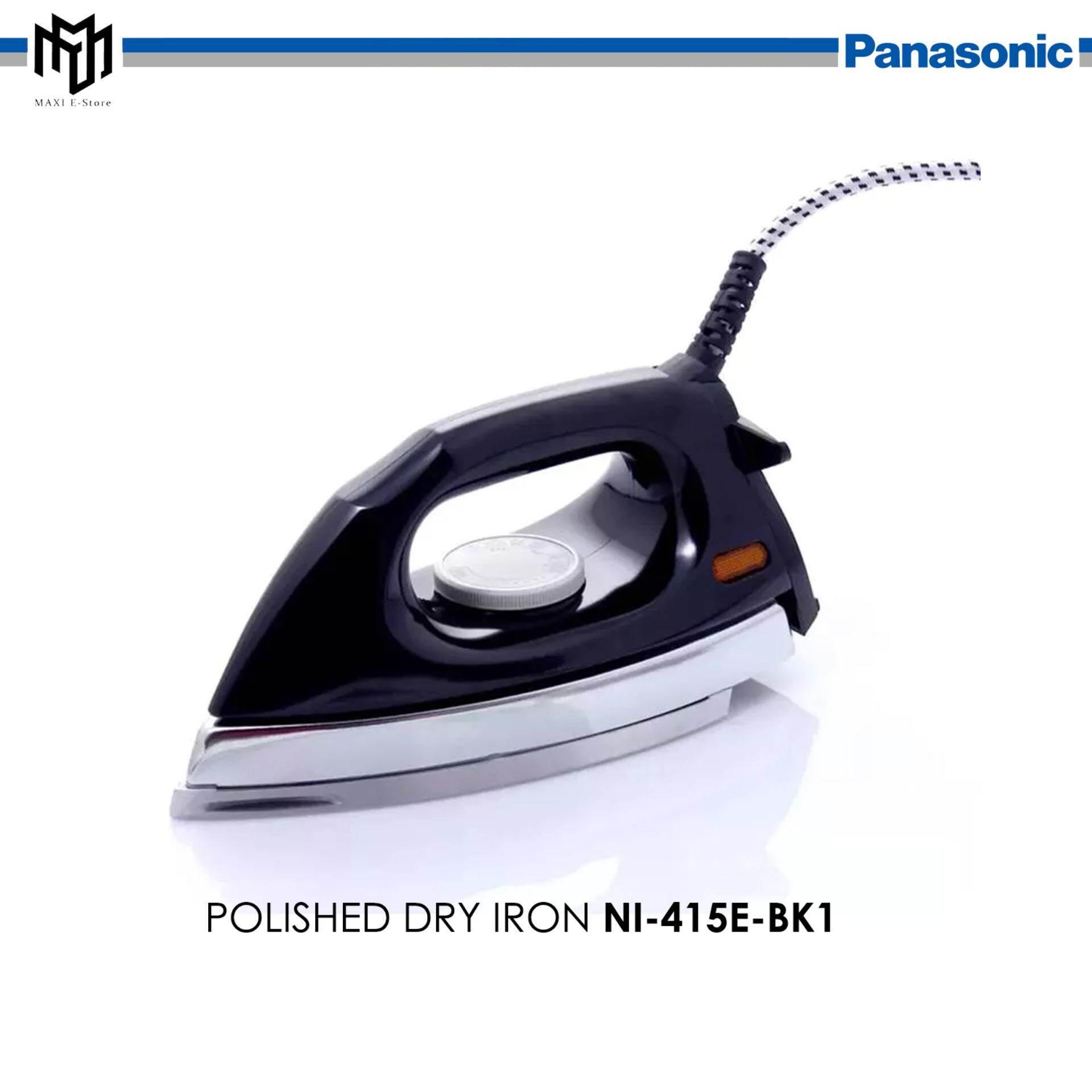 Panasonic Dry Iron Seterika Ni 415e 1 6kg 1000w Black Polished Lazada