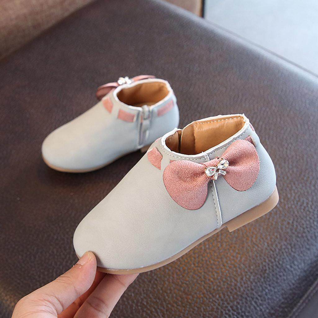 Toddler Baby Girls Princess Shoes Rabbit Ears Ball Sneaker Boots Casual Zipper 