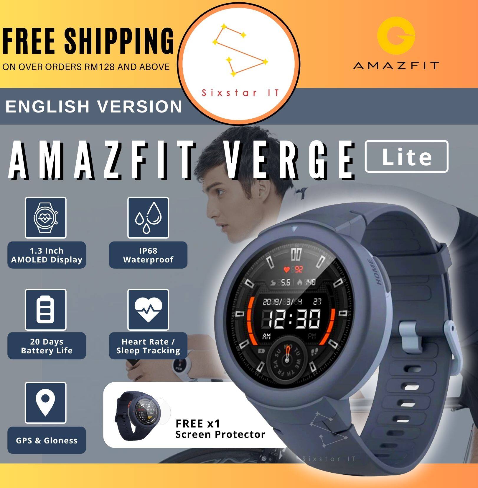 Amazfit verge best sale lite sleep tracking