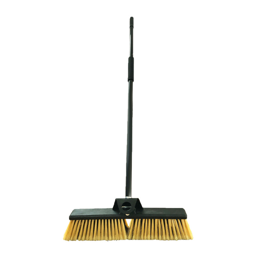 Yard Brush Heavy Duty Outdoor,18” Stiff Yard Brush for Cleaning
