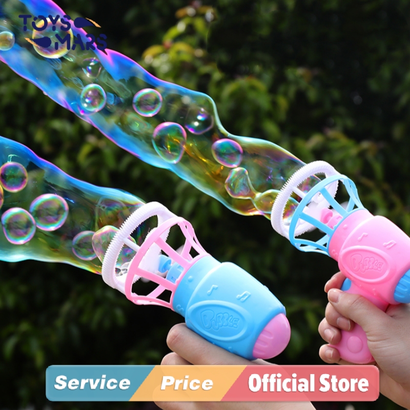 TOYSMARS Bubble Toys Electric Bubble Machine Automatic Bubble Maker Machine Electric Bubble Toy Outdoor Play Baby Kids Toys
