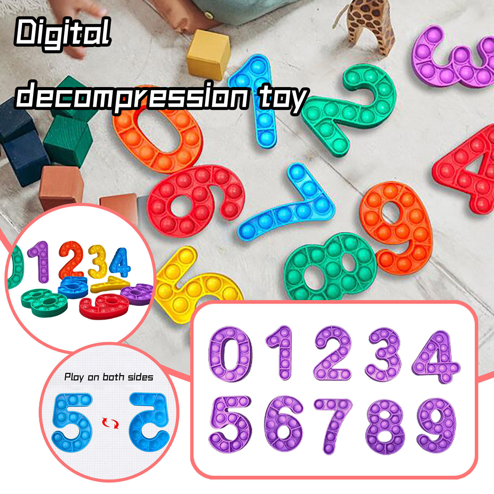 【Ready Stock】Sensory Fidget Toy Set, Cheap Fidget Toys Relieve The Stress And Anxiety