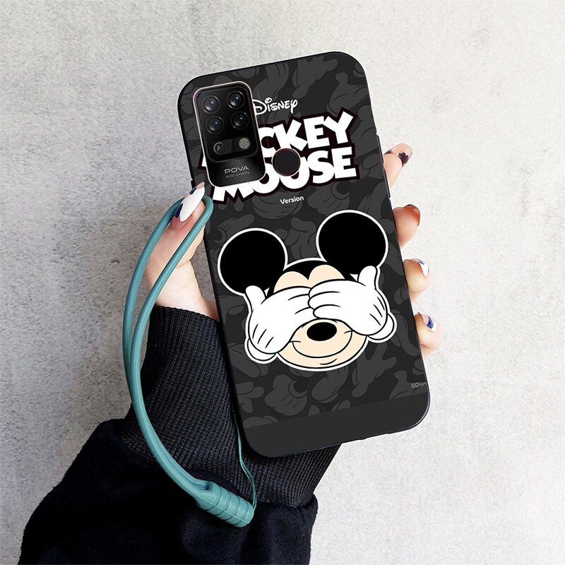 Tecno Pova LD7 Casing Mickey Mouse Cartoon Shockproof Phone Case