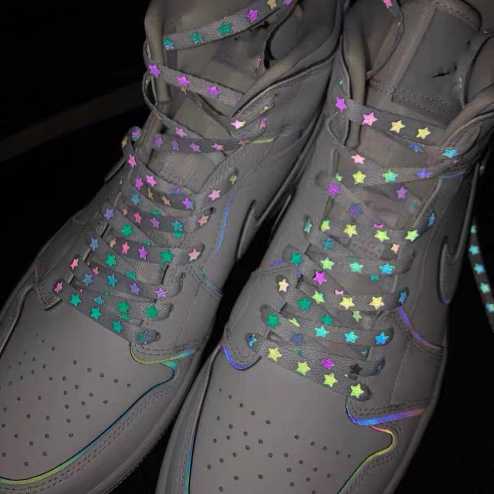 Holographic shoe laces Clearance