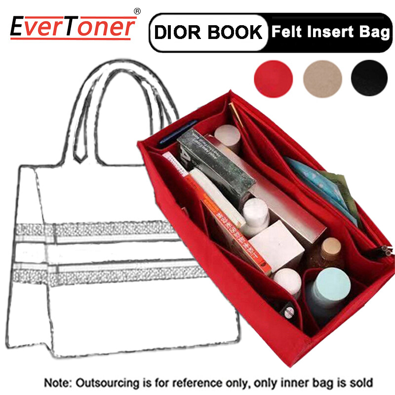 EverToner Felt Bag Organizer Insert Toiletry Bags Makeup Handbag