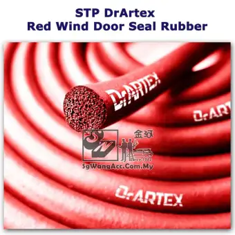 Stp Drartex Red Wind Car Door Seal Rubber Windproof Soundproof
