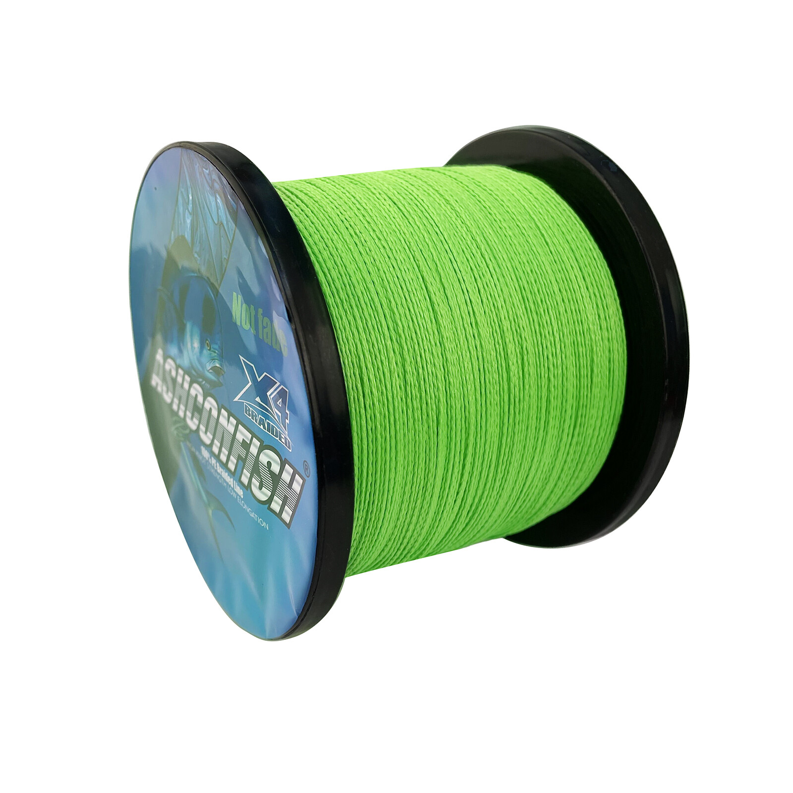 Ashconfish 4 strands 500m no dyed not faded braided fishing line super strong pe line saltwater 2-100lb 0.02-0.55mm