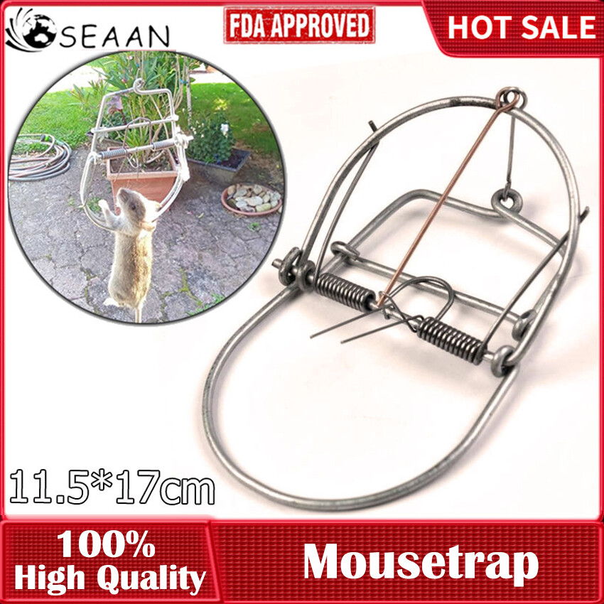 Mousetrap, Weasel Mousetrap, Mouse Trap, House Mouse Trap Spring Mouse Trap, Mole Repellent, Mousetrap,Does not Require Contact with the Mouse กับดักหนู