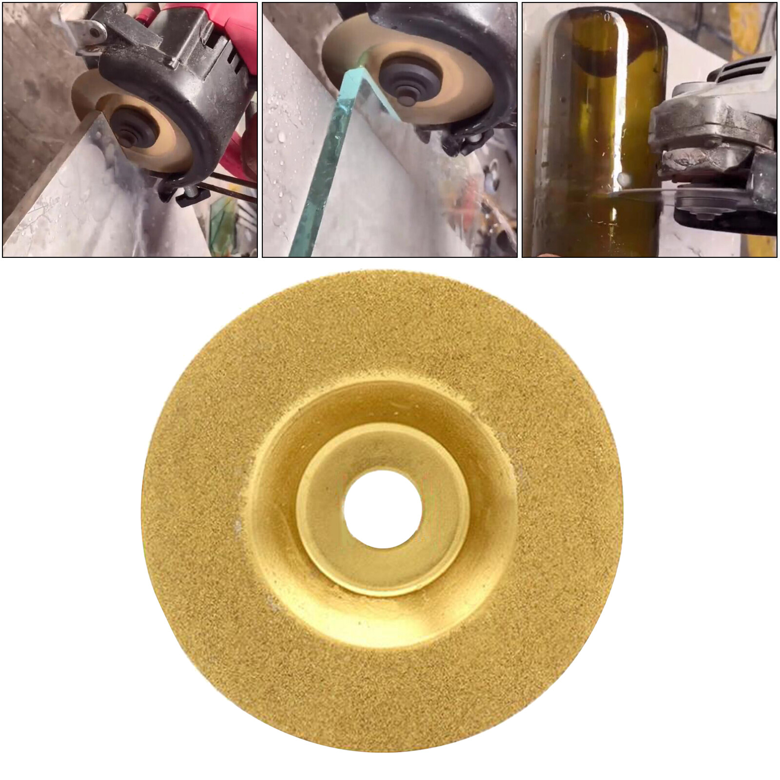 BolehDeals 4 Inch Diamond Cup Grinding Wheel Angle Grinder Wheels for