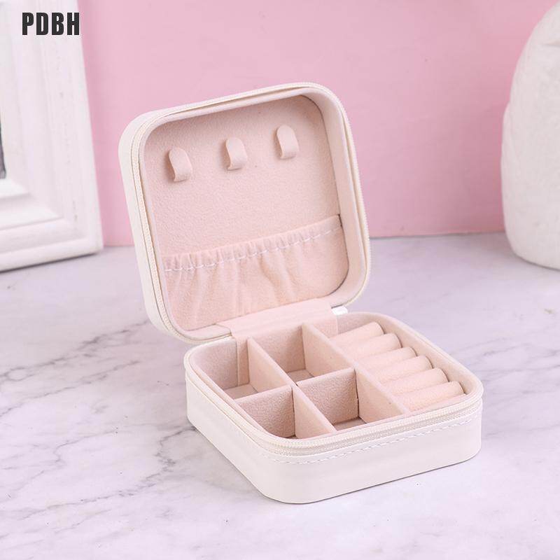 Flash Sale Jewelry Organizer Display Storage Box Travel Earrings Ring Jewelry Case Box