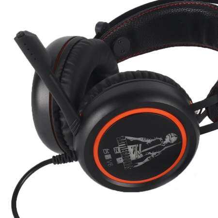 OSMAN หูฟังสำหรับเล่นเกมแบบมีสาย USB 7.1 เสียงรอบทิศทางชุดหูฟังพร้อมไมโครโฟน