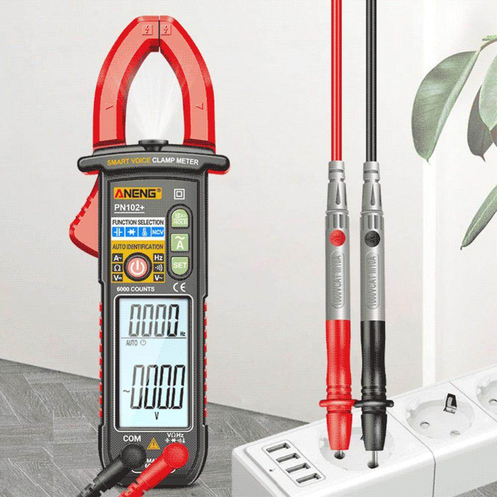 Ampe kế AC kẹp Meter 6000 đếm NCV vạn năng tự động điều chỉnh phạm vi OHM Volt Amp điện dung Temp Tester đa chức năng đèn nền dụng cụ điện