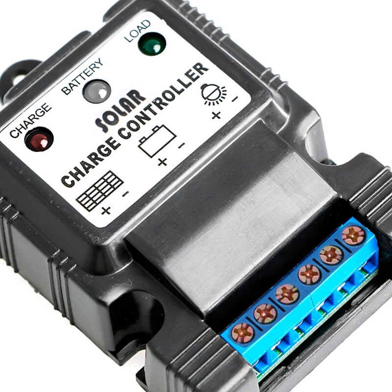 Bộ Điều Khiển Sạc Pin Năng Lượng Mặt Trời Tự Động 6V 12V 10A, Bộ Điều Chỉnh Sạc Pin PWM Nóng