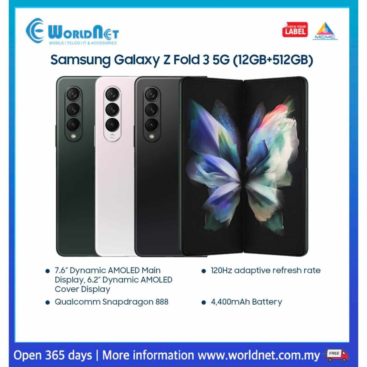 Samsung galaxy z fold 3 price in malaysia