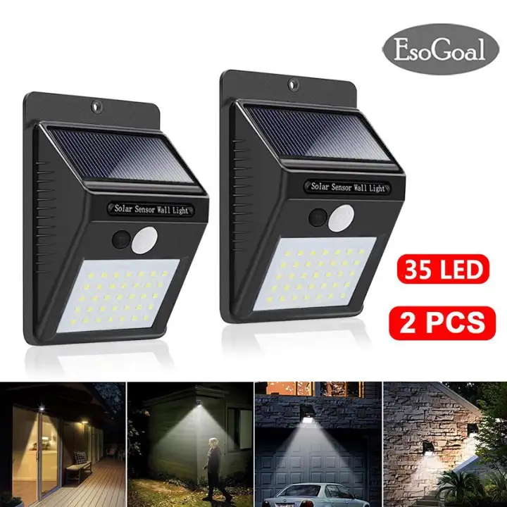 Esogoal 35 Led Solar Lights Outdoor Lighting Waterproof Esogoal 35 Led Solar Lights Outdoor