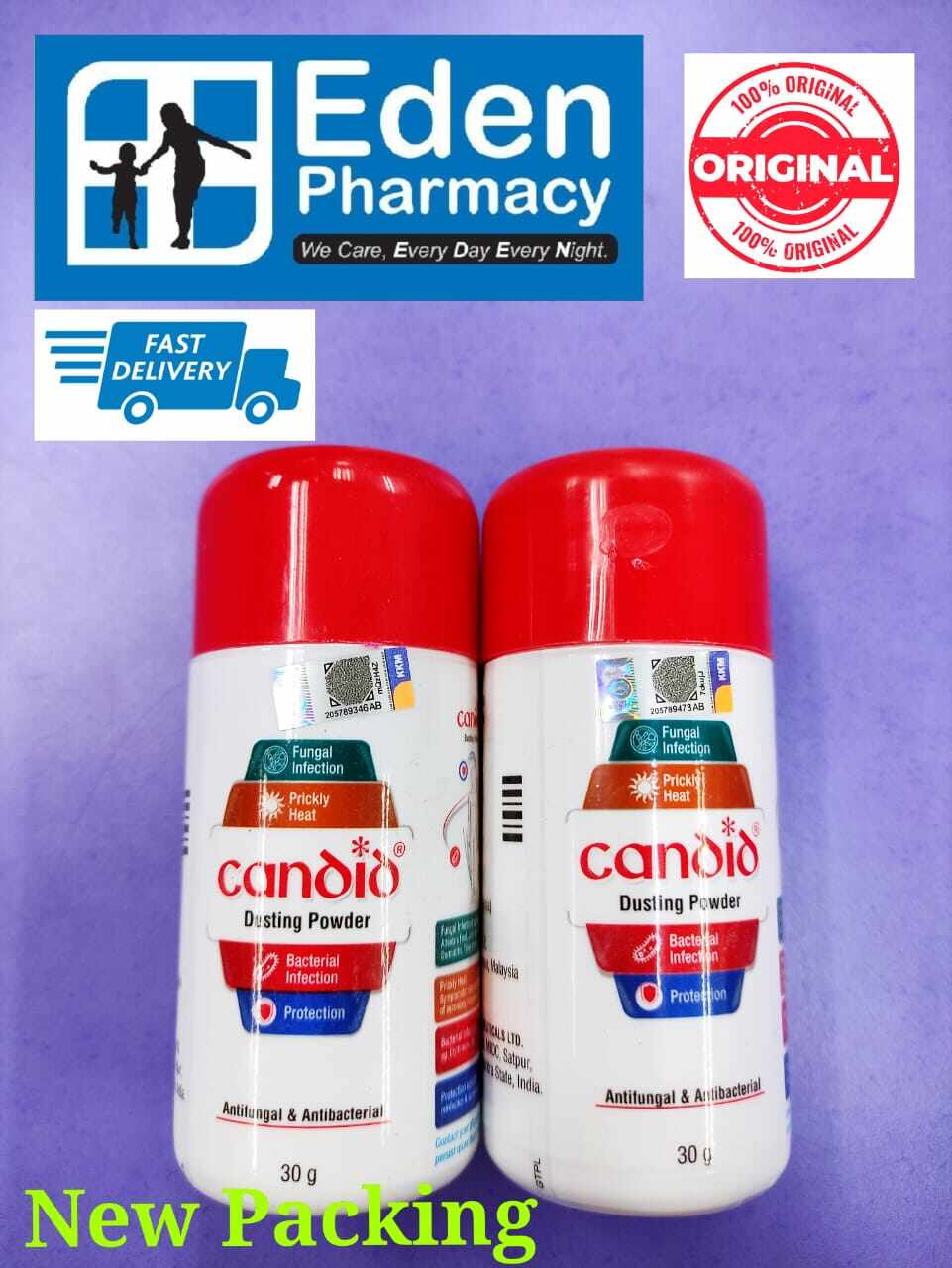Candid clotrimazole dusting powder ( candid powder antifungal ) ( 2 x