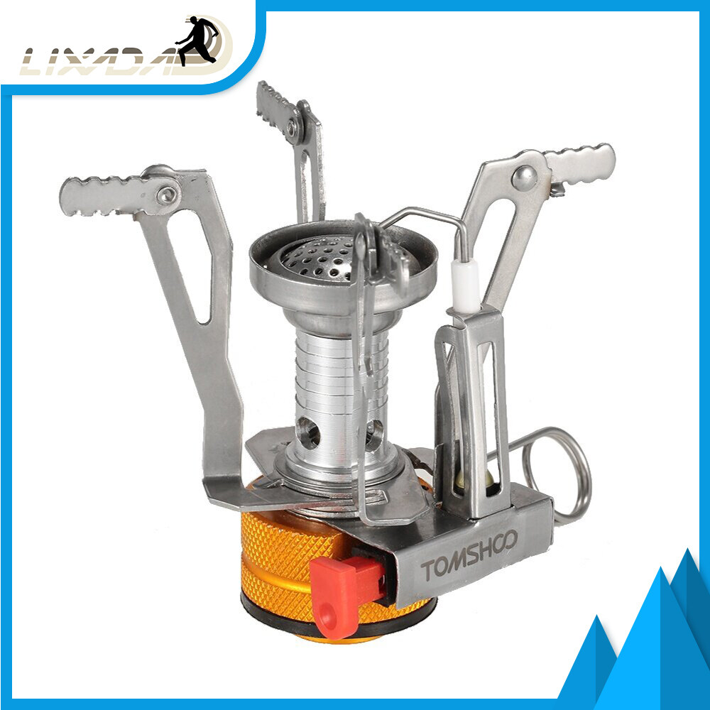 Mini Backpacking Canister Stove Burners Camping Outdoor Cooking
