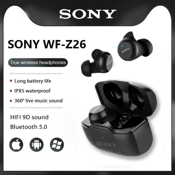 Ready Stock in Malaysia Sony Z26 TWS Wireless Earphone HiFi