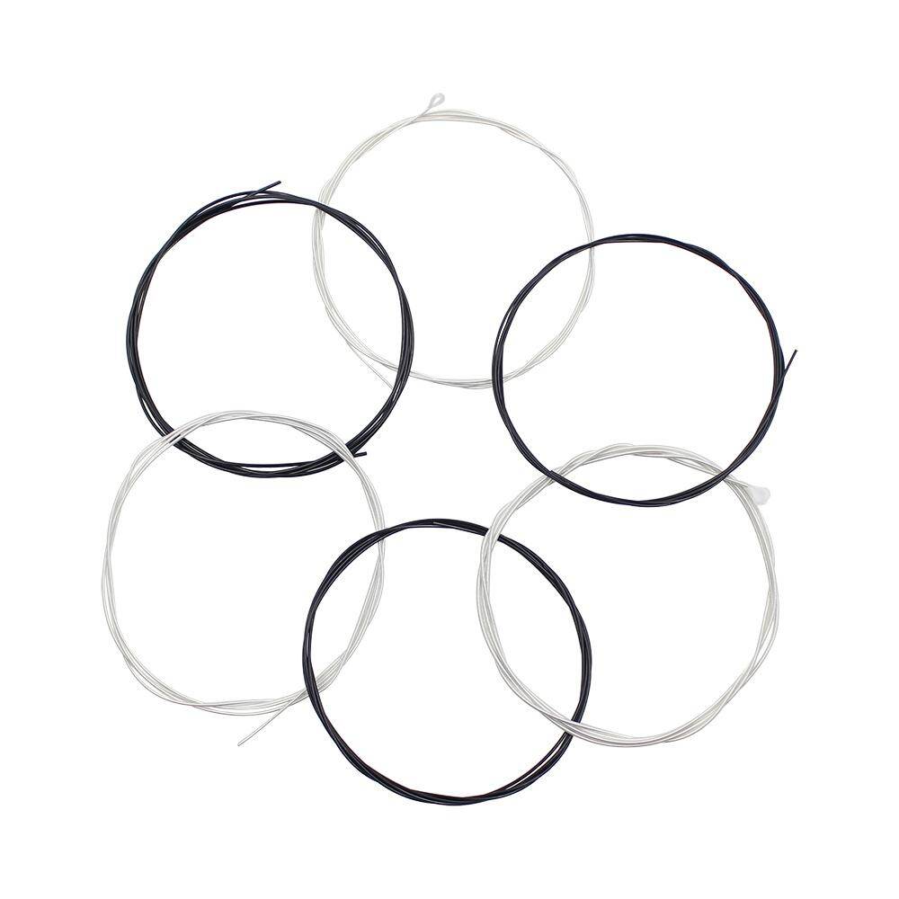 Girl-6PCS Nắng/Bộ (.028-.043) Dây Đàn Guitar Cổ Điển Ni Lông Hai Màu, Căng Thẳng Bình Thường