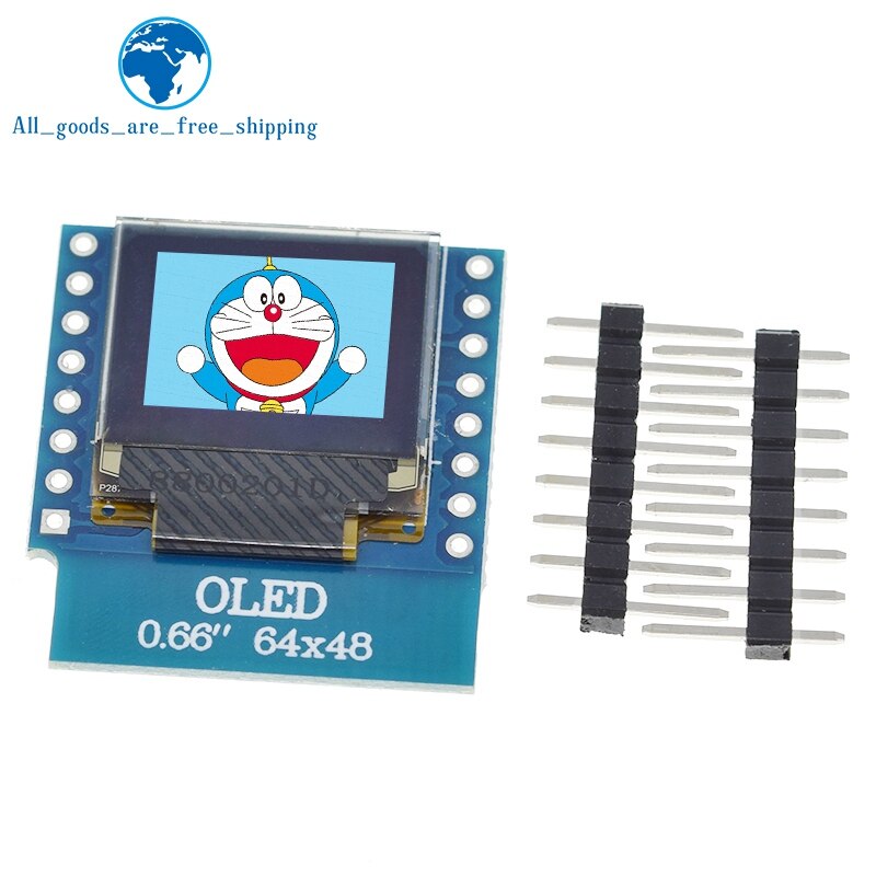TZT 0.66 inch OLED Display Module for WEMOS D1 MINI ESP32 Module ...