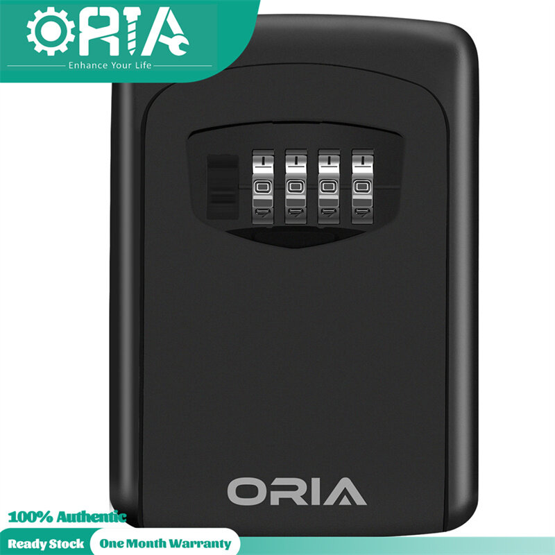 Oria Key Storage Lock Box Wall Mounted Key Lock Box With Digit