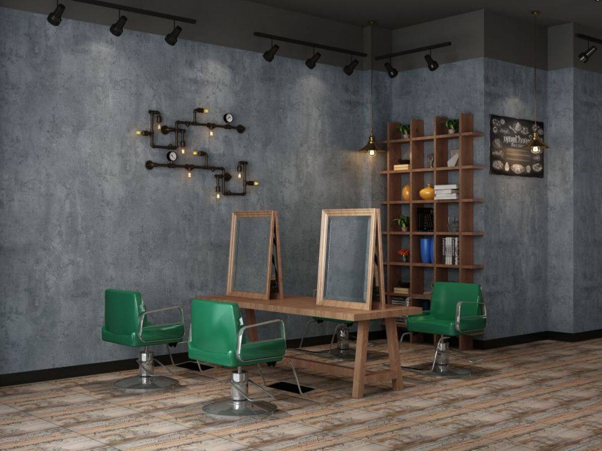 5Meters Wallpaper self adhesive paper industrial style gray microcement