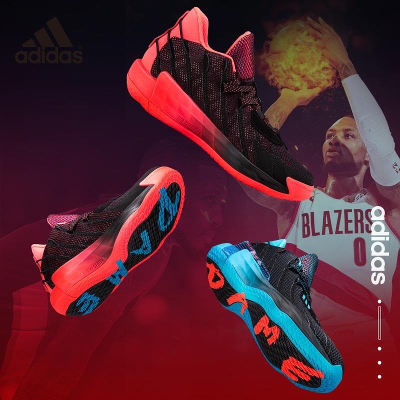 Adidas basketball shoes men's shoes Lillard 7th generation mandarin duck  boots actual combat training sports shoes G57905 | Lazada Singapore