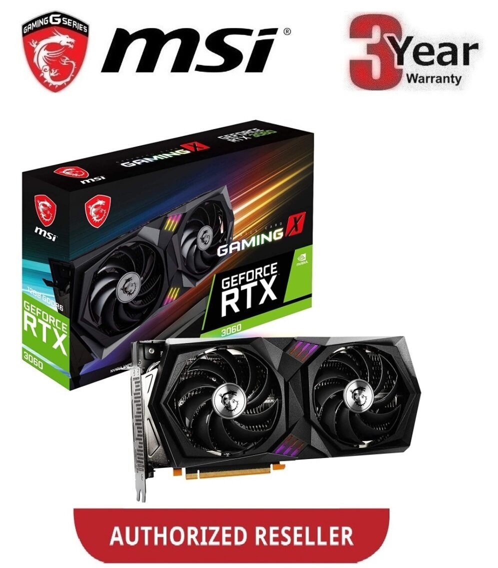 Msi Geforce Rtx 3060 Gaming X Trio 12gb Gddr6 MSI GeForce
