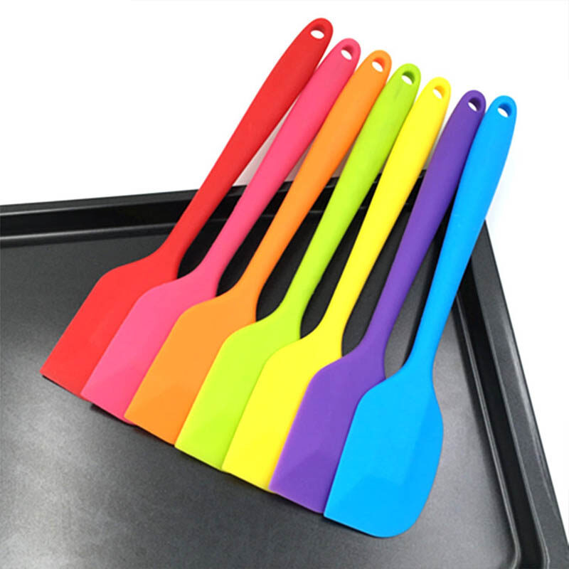 SHOOTHE Cooking Baking Accessories Multi-purpose Kitchen Gadgets Butter Cream Spatula Pastry Scraper Non-stick Heat Resistance Siiicone Food Grade