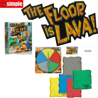 The Floor Is Lava 27 Cards Board Game Interactive Family Party