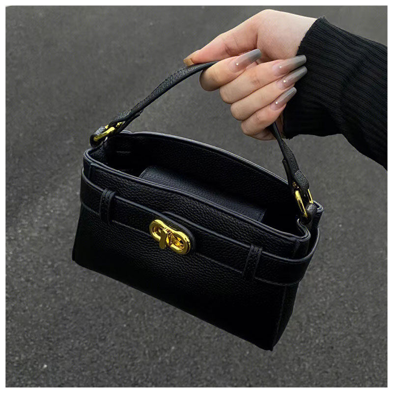 Johnn Women's handbags fashion retro Kelly bag metal buckle handbag
