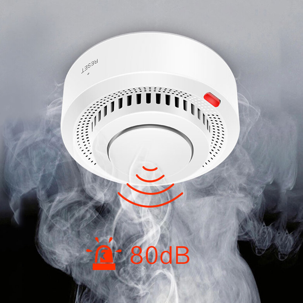 Thiết Bị Phát Hiện Khói Wifi Cảm Biến Báo Cháy Thông Minh Hệ Thống An Ninh Không Dây Smart Life Tuya Điều Khiển Bằng Ứng Dụng Nhà Thông Minh Cho Gia Đình Nhà Bếp/Cửa Hàng/Khách Sạn/Nhà Máy