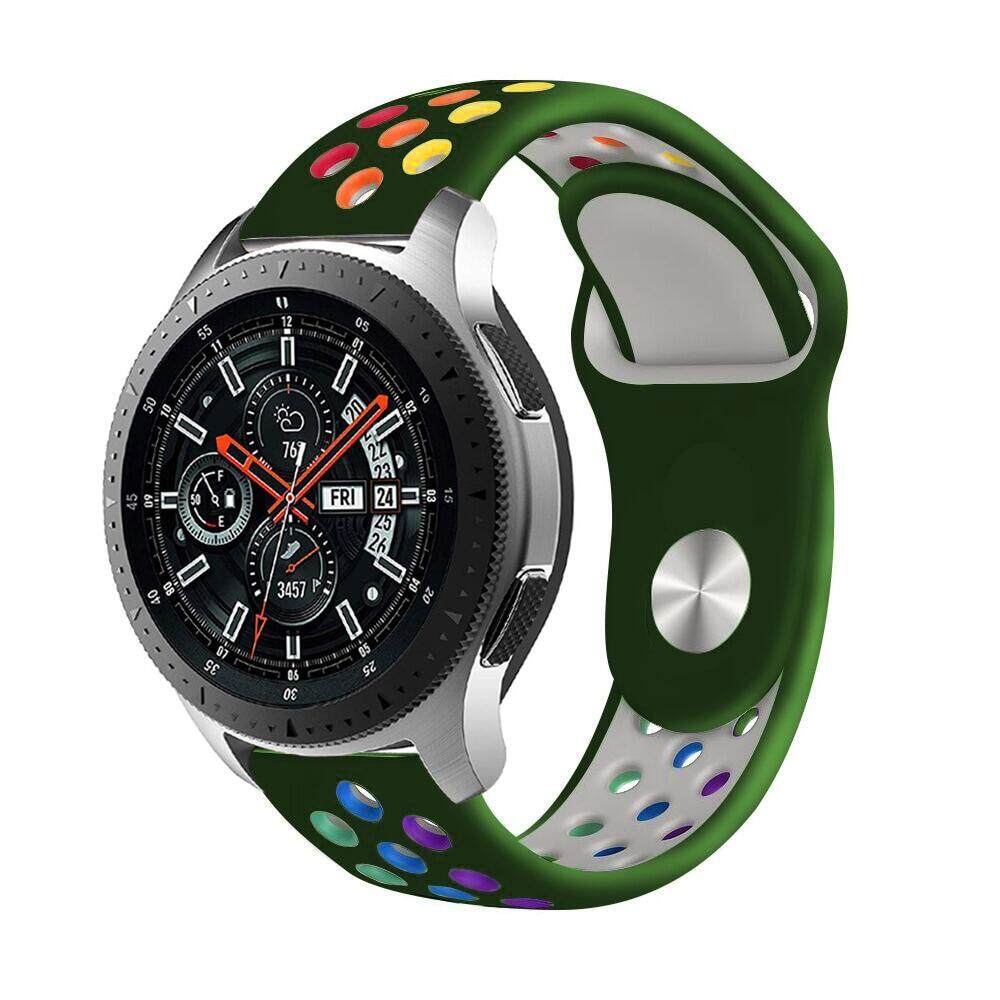 20mm 22mm Silicone Band for Samsung Watch 6 5 4 3 Gear S3 Active 2 Rubber Breathable Wrist Belts Huawei Watch GT 2 3 4 Pro Strap