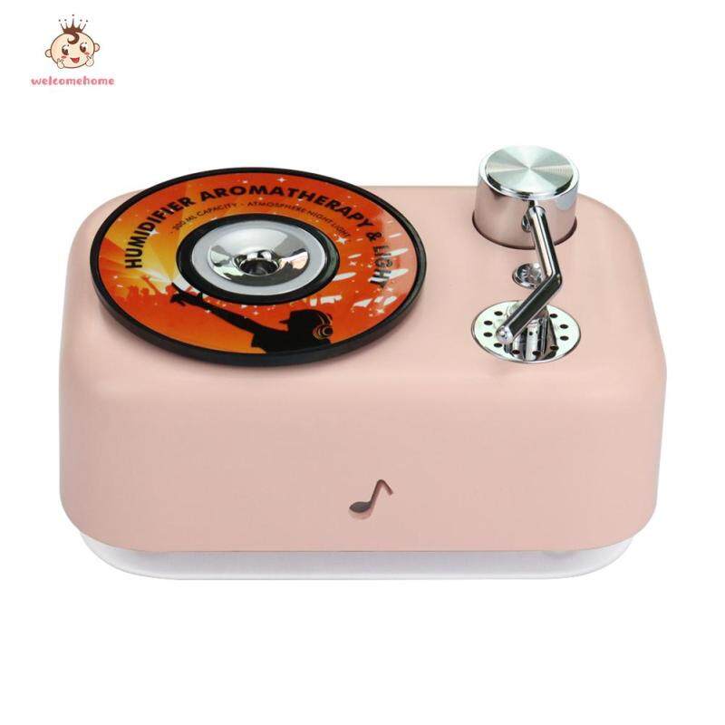 Aromatherapy Diffuser Phonograph USB Ultrasonic Aroma Humidifier Essential Oil Mist Maker Fogger Singapore