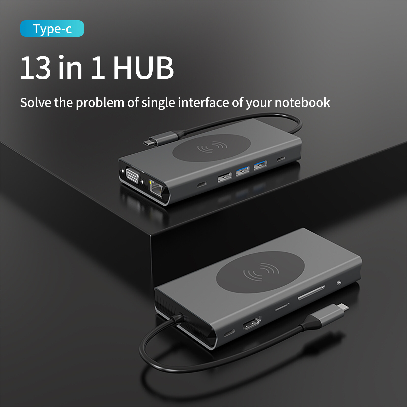 Nhiều HUB Type C HUB USB C HUB USB Hỗ Trợ PD 100W 1000M Ethernet HDMI 4K
