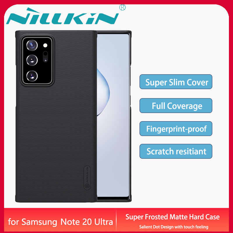Nillkin for Samsung Galaxy Note 20 Ultra Case Classic PC Matte Hard Water/Dust/Dirt Resistant Back Cover anti-skidding salient point design Shell Anti-fingerprint Case Shockproof Casing Shell