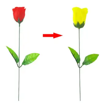 Discoloration Roses Magic Tricks Change Color Roses Flower Magic Trick Fun T I2