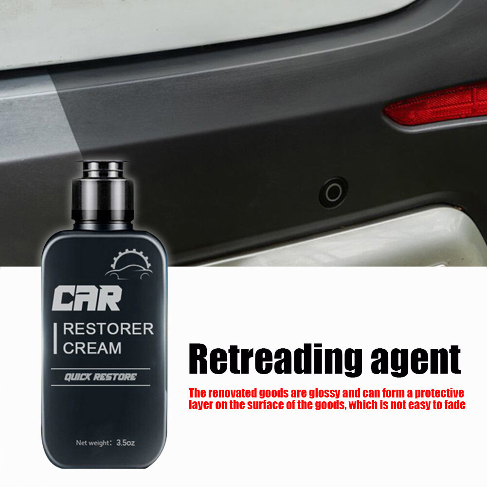 Kem Phục Hồi Da Nhựa Nội Thất Ô Tô 100ML Kem Tân Trang