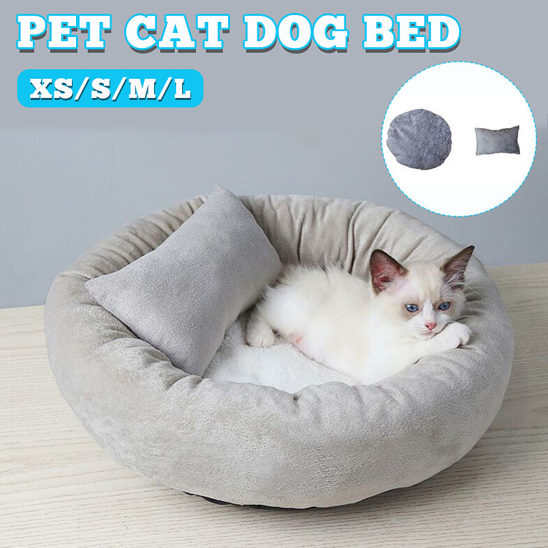 Pet Dog Cat Làm Dịu Giường Ấm Mềm Mại Sang Trọng Ngủ Mat Giường Nest Pad Nhà Cũi