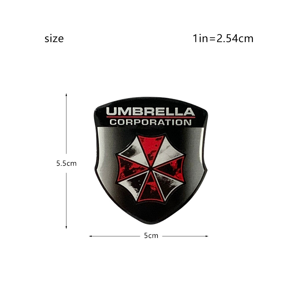 Biochemical Umbrella Car Sticker Motorcycle Fuel Tank Cover Decoration Sticker Body Scratch-resistant Cover Sticker Metal Aluminum Sticker Mixed Color